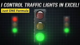 💯% Automatic Traffic Light🚦Dashboard | Viral Excel Trick 😱