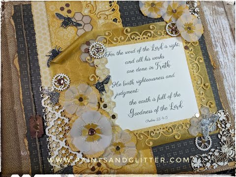 home-decor-mixed-media-wall-decor-with-scripture-and-bees