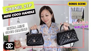 Chanel Coco Handle Mini vs Chanel Mini Flap Comparison + Honest Review +  WIMB + Modshots 