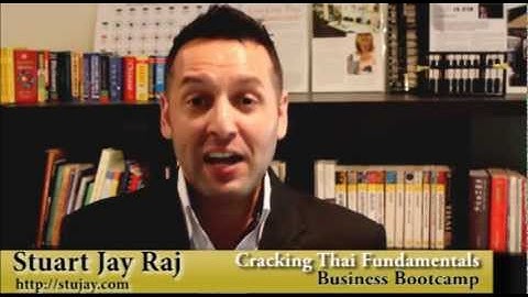 Cracking Thai Fundamentals Business Bootcamp by Polyglot Stuart Jay Raj