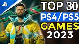 30 Best PS4 \& PS5 Games in 2024! (NEW)