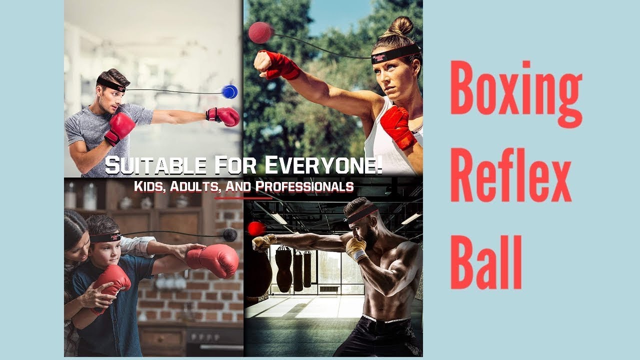 Boxing Reflex Balls with Headband , 3 Balls with 3 Difficulty Levels