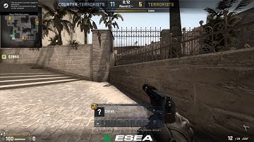 CS:GO - Somebody said he was on f5cking ladder! 1v4 ninja defuse. May 5 2017 r16 esea match 9993418