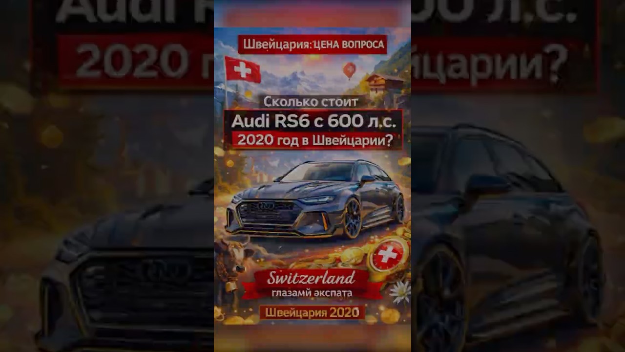 Швейцария: ЦЕНА ВОПРОСА - Реальная цена Audi RS6 2020г.  в Швейцарии. 