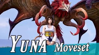 Yuna Moveset + Detail - Dissidia Final Fantasy NT (DFFAC/DFFNT)