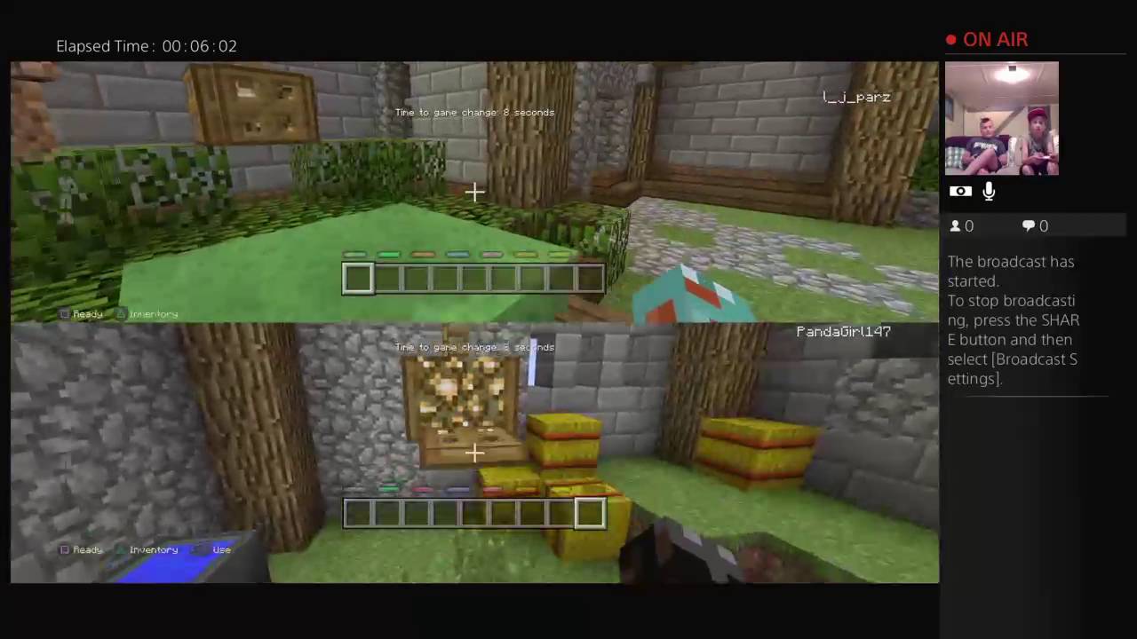 Minecraft Battle Mode PS4 Gameplay #1 - YouTube