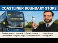 Coastliner Boundary Stops