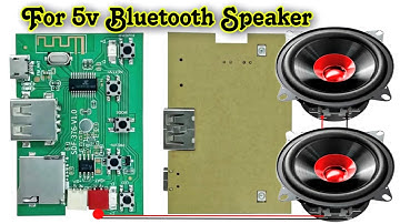 5v Bluetooth Amplifier FM,USB,AUX,Card Wireless Hi Fi Module| Home Made Bluetooth Speaker