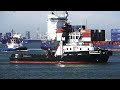 Huge collection of tug boats in rotterdam the netherlands 2022 4k  part 1