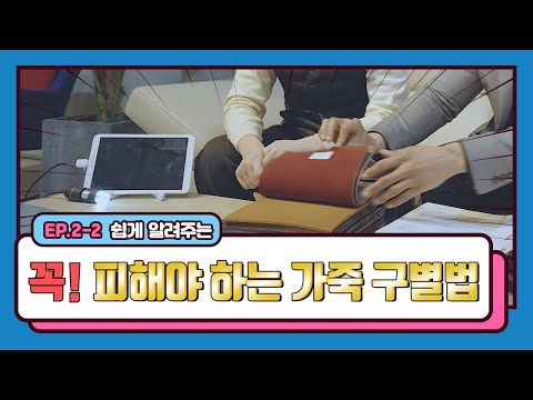 [Ep.2-2편] 쉽게 알려주는 꼭! 피해야하는 가죽 구별법