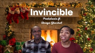 INVINCIBLE Pentatonix ft Shreya Ghoshal (yule log) reaction