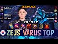 HLE Zeus VARUS vs ORNN Top - Patch 25.10 KR Ranked | lolrec