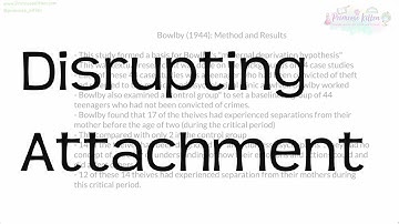 Disrupting Attachment | Revision for Psychology A-Level and IB