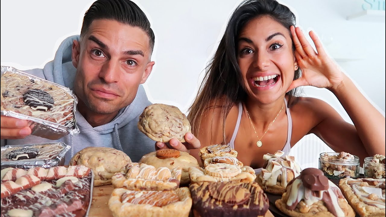 EPIC COUPLES DESSERT CHALLENGE | 5,000 CALORIES IN 10 MINUTES?!??