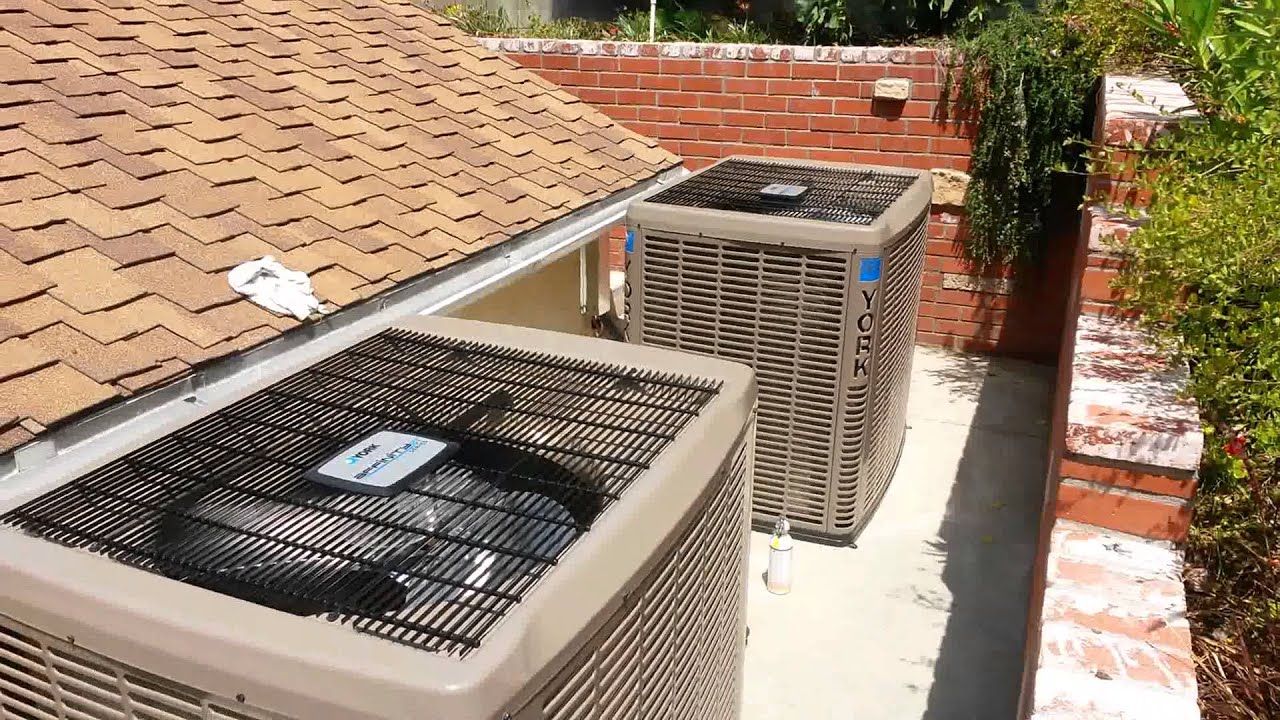 Dual York Condenser Install YouTube