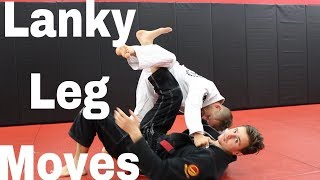 Guard recovery technique for taller BJJ players