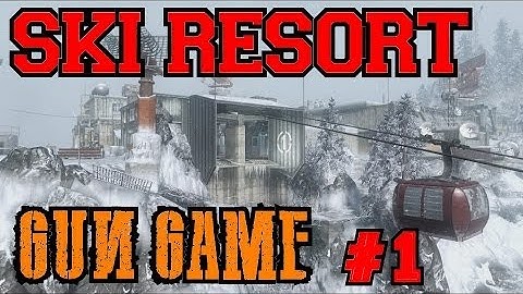Custom Zombies - Ski Resort (Black Ops Summit): Gun Game (Part 1)