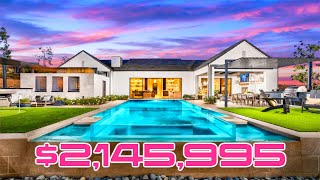 Touring a $2,145,995 Modern Farm House w/ a Private Hiking Trail | Porter Ranch, CA