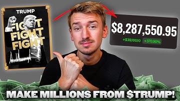 How This Trader Made $8M from $TRUMP using GmGn AI