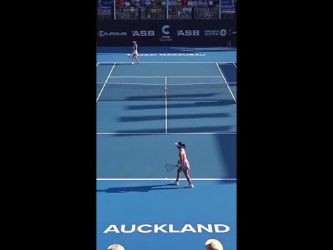 Best Play of the match... Alexandra Eala 2026 Auckland Semifinals WTA Match Play Highlights #shorts