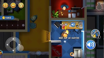 Robbery Bob - Chapter 2 - Downtown - Level 4 - Change In Tactics