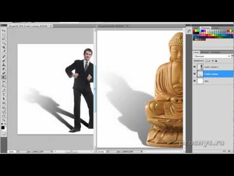 Реалистичная тень в фотошопе