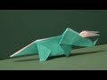 恐竜「トリケラトプス」折り紙Dinosaur "Triceratops" origami