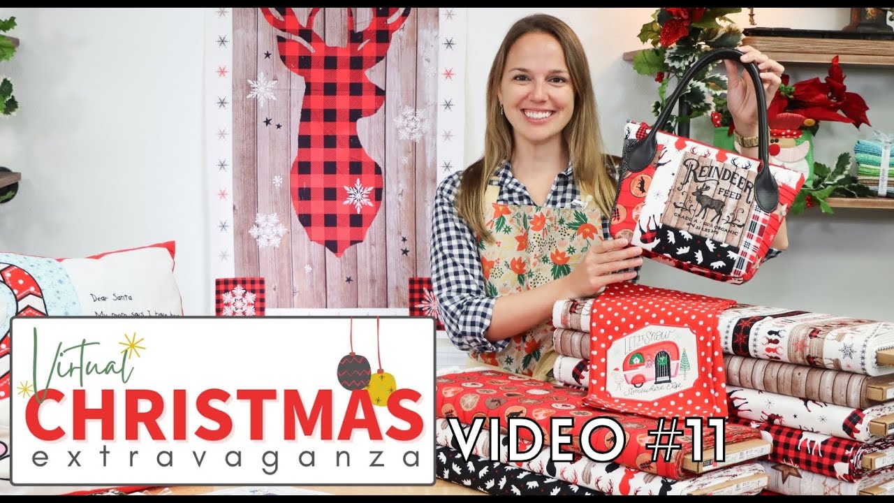 Virtual Christmas Extravaganza Video #11: Embroidery Inspiration, Warm Winter Winter Wishes 
