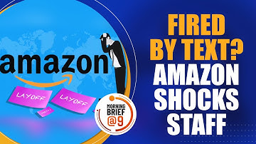 Amazon Layoffs Shock: Employees Fired via Text Message | What Really Happened? | Tech Layoffs News
