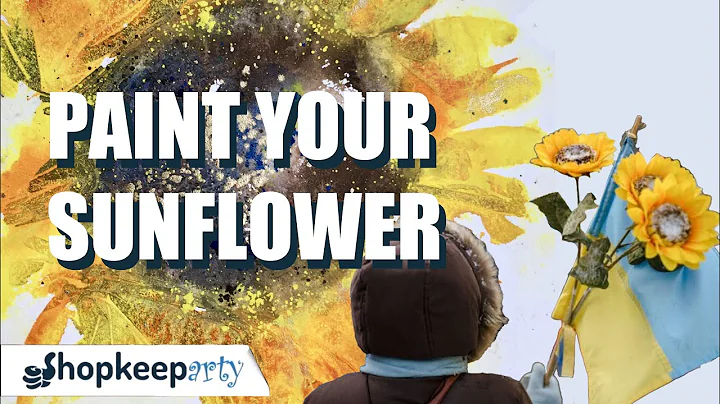 Paint Ukraine's National Flower - the Sunflower (w...