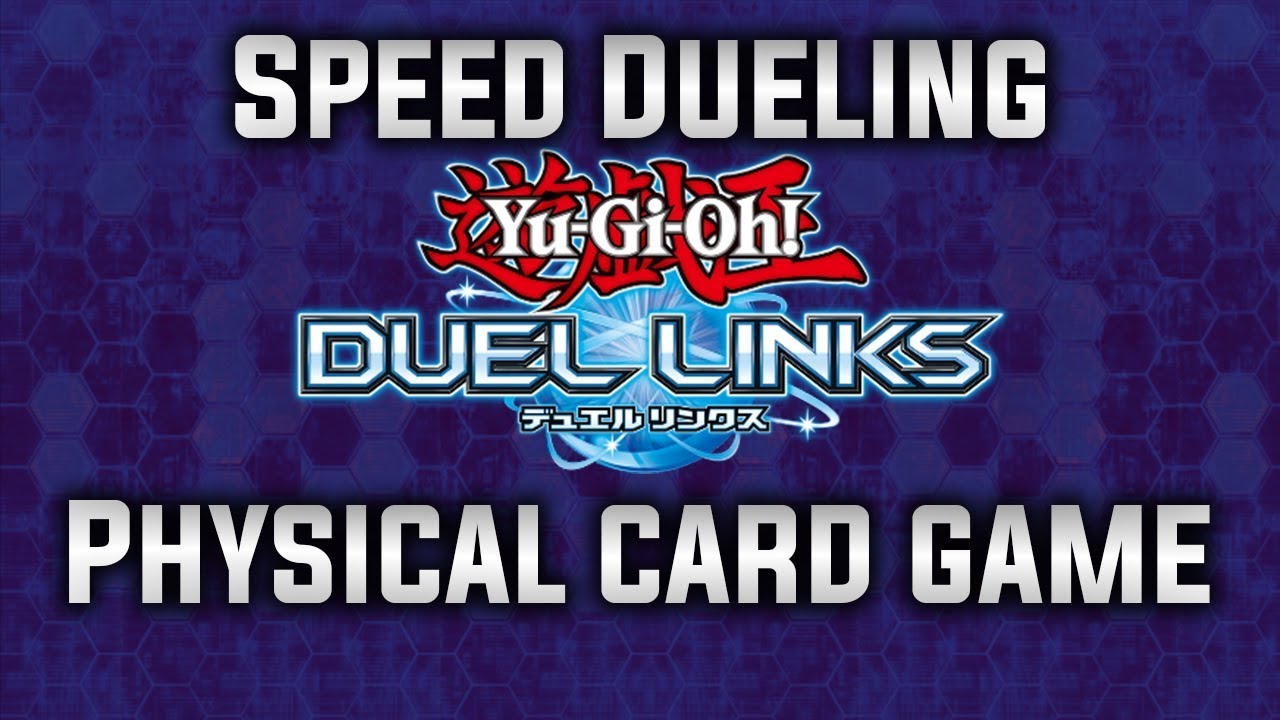 Yu-Gi-Oh! Speed Dueling! A Physical Version of Duel Links?! - YouTube