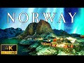 FLYING OVER NORWAY (4K UHD) - Relaxing Music With Stunning Beautiful Nature (4K Video Ultra HD)