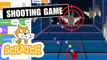 (Scratch Game Projects #8) How to Make a Shooting Game in Scratch for Beginners