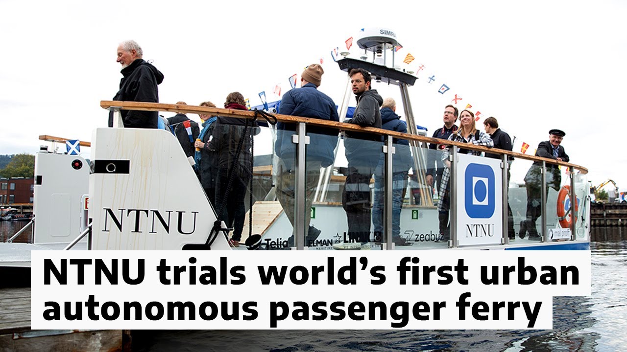 NTNU trials world’s first urban autonomous passenger ferry