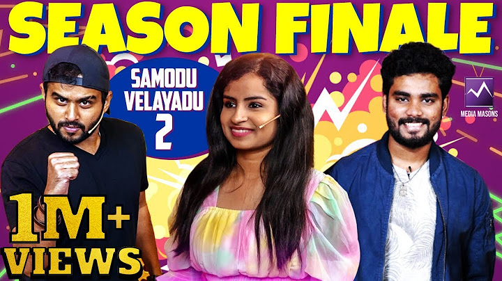 Sivaangi & Mirchi Vijay win the highest cash prize ever on Samodu Vilayadu 2