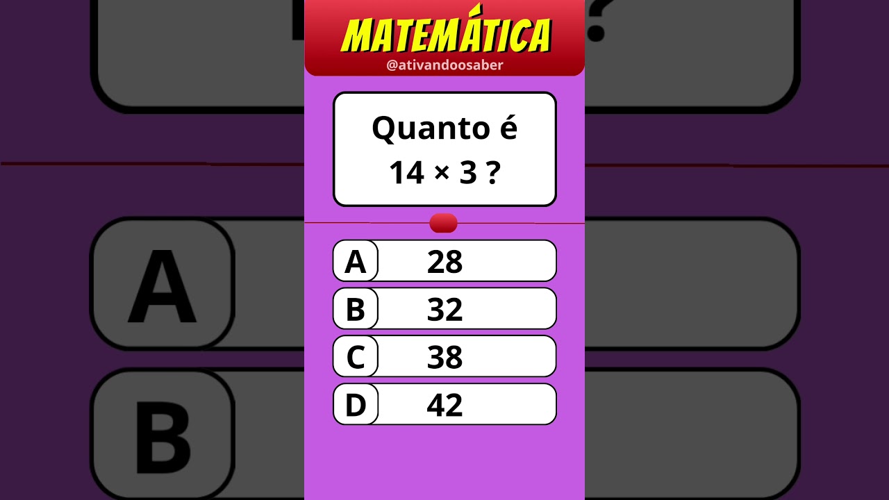 quiz #matematica #perguntaserespostas