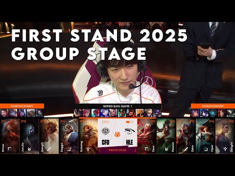 HLE vs CFO Game 2 | First Stand 2025 Group Stage | Hanwha Life vs CTBC Flying Oyster G2