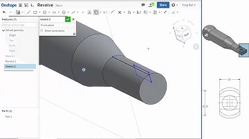 ENGR6 - Onshape Revolve Feature