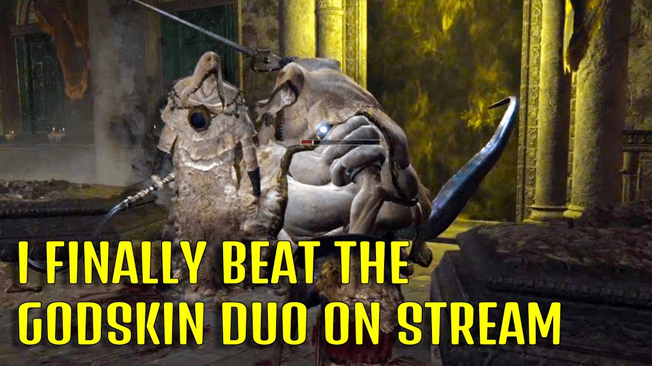 I finally beat the Godskin Duo on stream! - First time playthrough ...