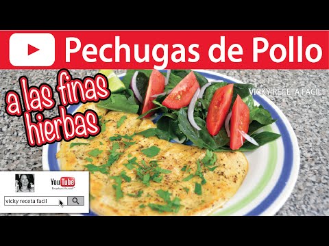 Video: Filete De Pollo Con Requesón Y Hierbas