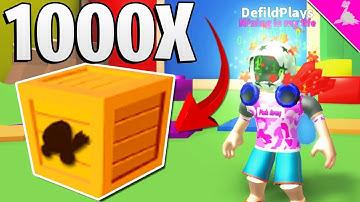 ROBLOX MINING SIMULATOR - OPENING 1000 OMEGA CRATES! *INSANE LEGENDARIES*