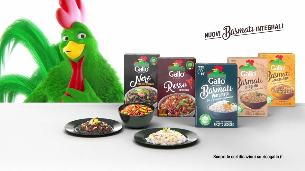Riso Gallo Basmati, Rosso e Nero Sostenibili - Spot 2022