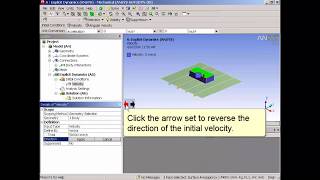 Demonstrates a Basic Explicit Dynamics Analysis | ANSYS MECHANICAL for Beginner