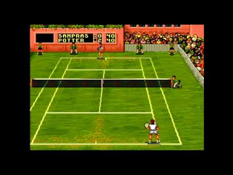 Sampras Tennis 96 . MegaDrive. Gameplay