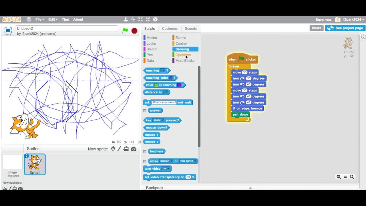 Scratch Basic stuff UPLOADED Ian - YouTube