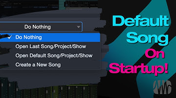 How to set a Default Song