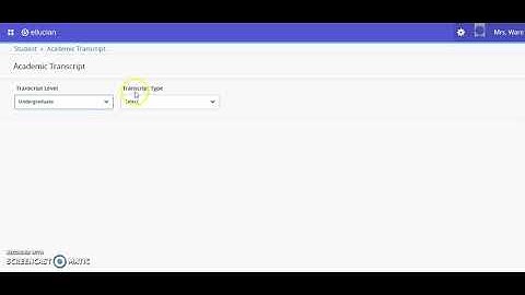 Registration Self Service Banner 9: Unofficial Academic Transcripts