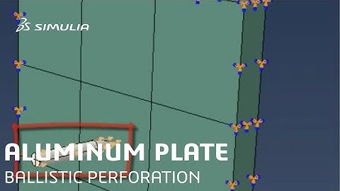 SIMULIA How-to tutorial for Abaqus: Ballistic Perforation of Aluminum Plates with Abaqus/Explicit
