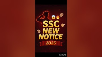 SSC EXAM 2025 dates | Latest notice | #ssc #cgl2025 #cgl #ssccgl #shorts #viralshorts