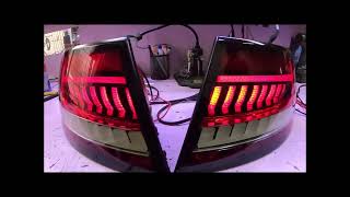 HOW TO MAKE AUDI A6 TAIL LAMP